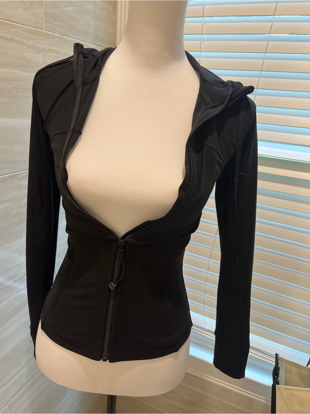 lululemon athletica Black Double-Zip Hooded Jacket